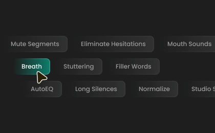 Remove Breath from Audio