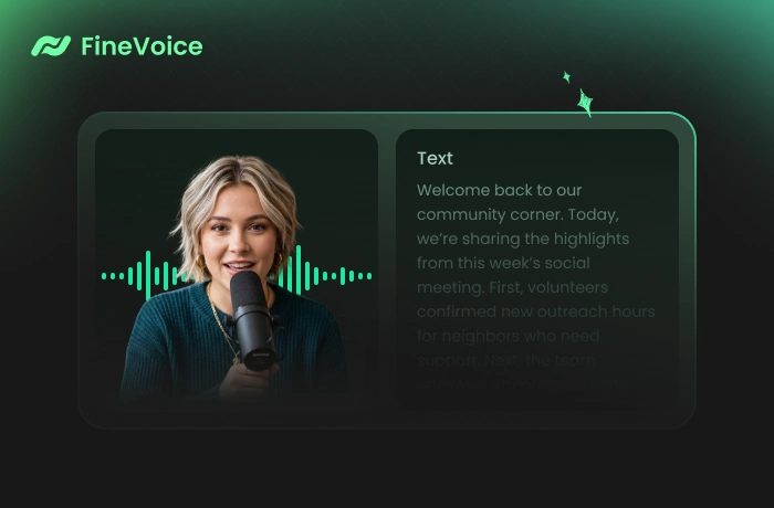 FineVoice Transcript Generator for Podcast