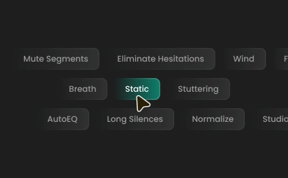 Remove Static from Audio
