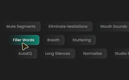 Remove Filler Words from Audio